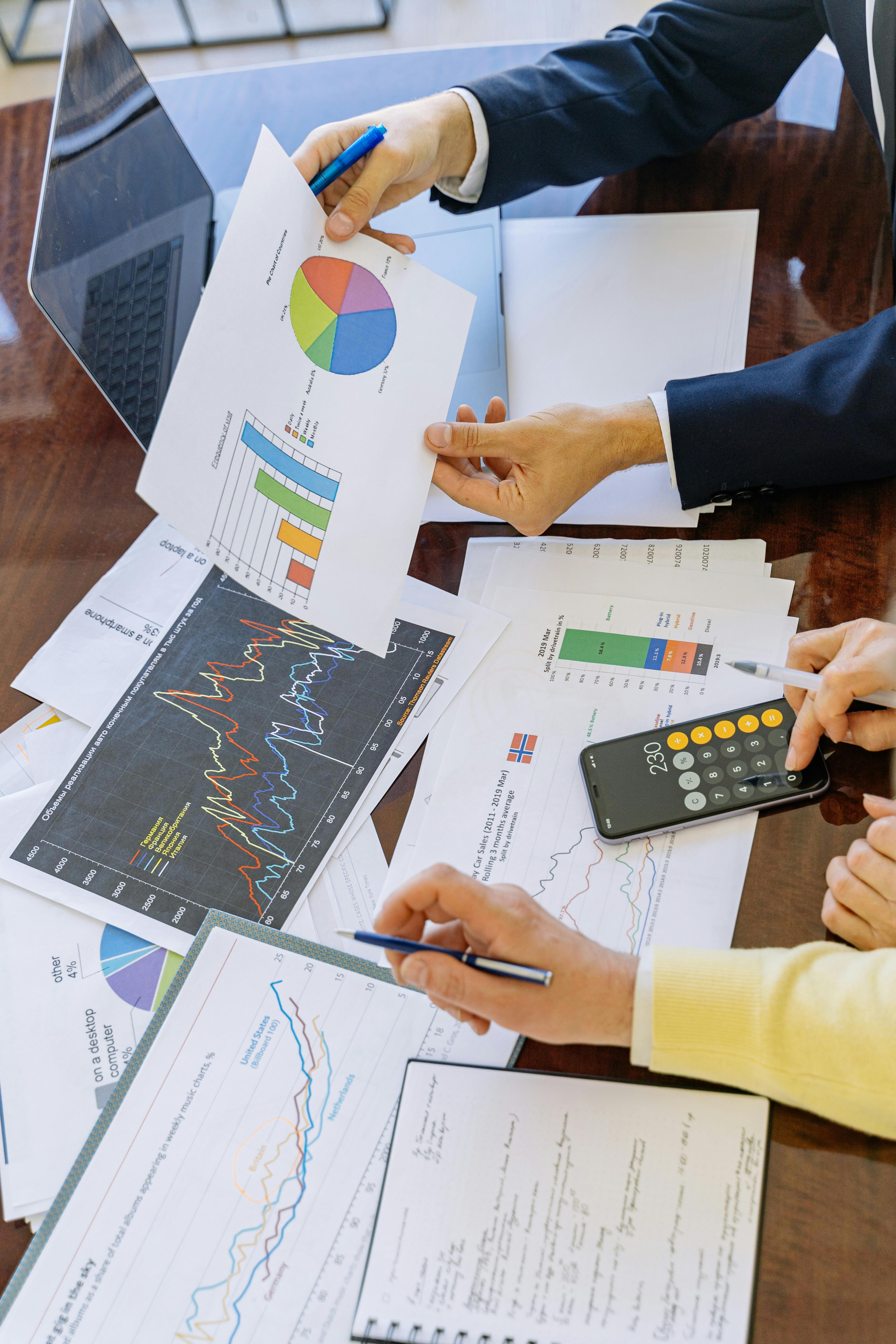 Business owner reviewing insurance needs